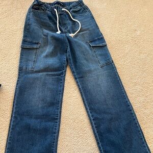 Blue Cargo woman’s Jeans with Drawstring